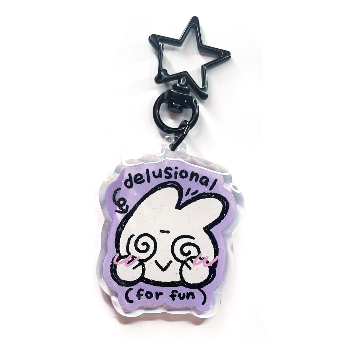Delusional For Fun | Acrylic Keychain