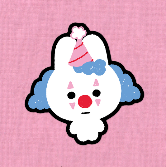 Clown Bun | Vinyl Sticker