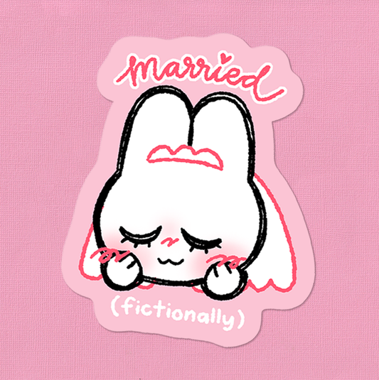 Married Fictionally | Vinyl Sticker