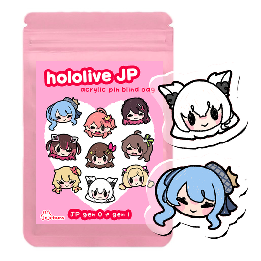Hololive JP 0 & 1 | Acrylic Pin Blind Bag