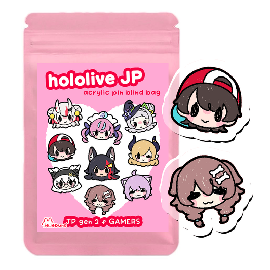 Hololive JP 2 & GAMERS | Acrylic Pin Blind Bag